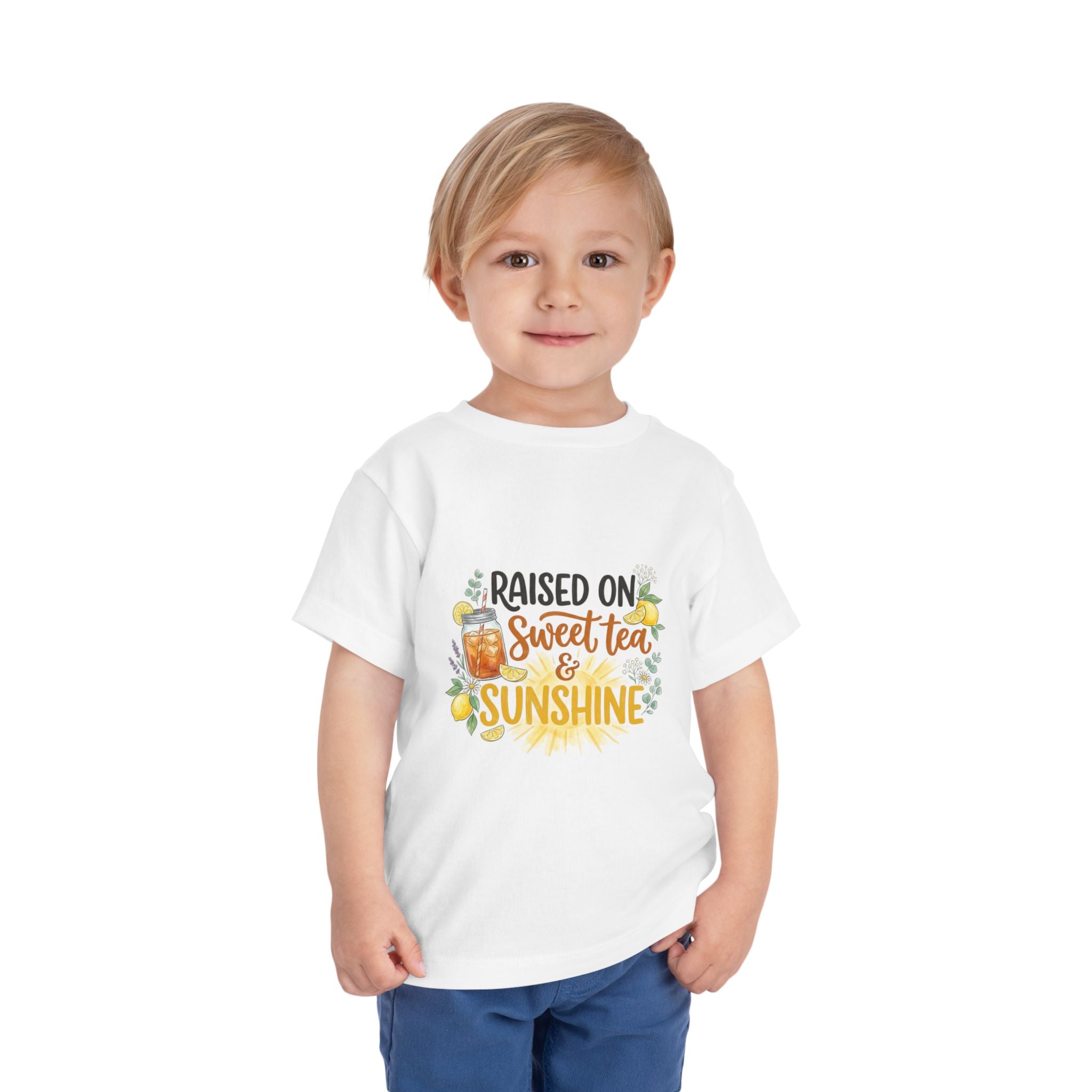 Raised on Sweet Tea & Sunshine Toddler Tee
