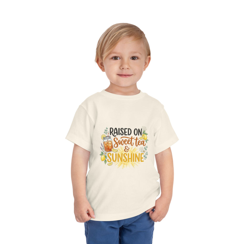 Raised on Sweet Tea & Sunshine Toddler Tee