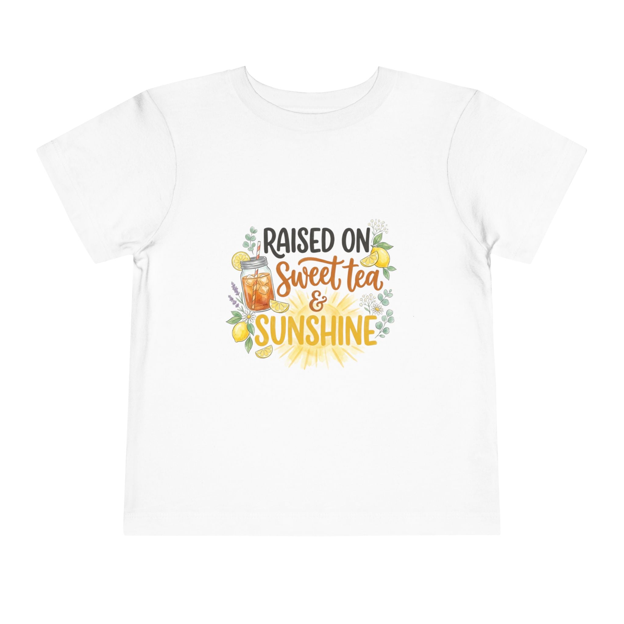 Raised on Sweet Tea & Sunshine Toddler Tee