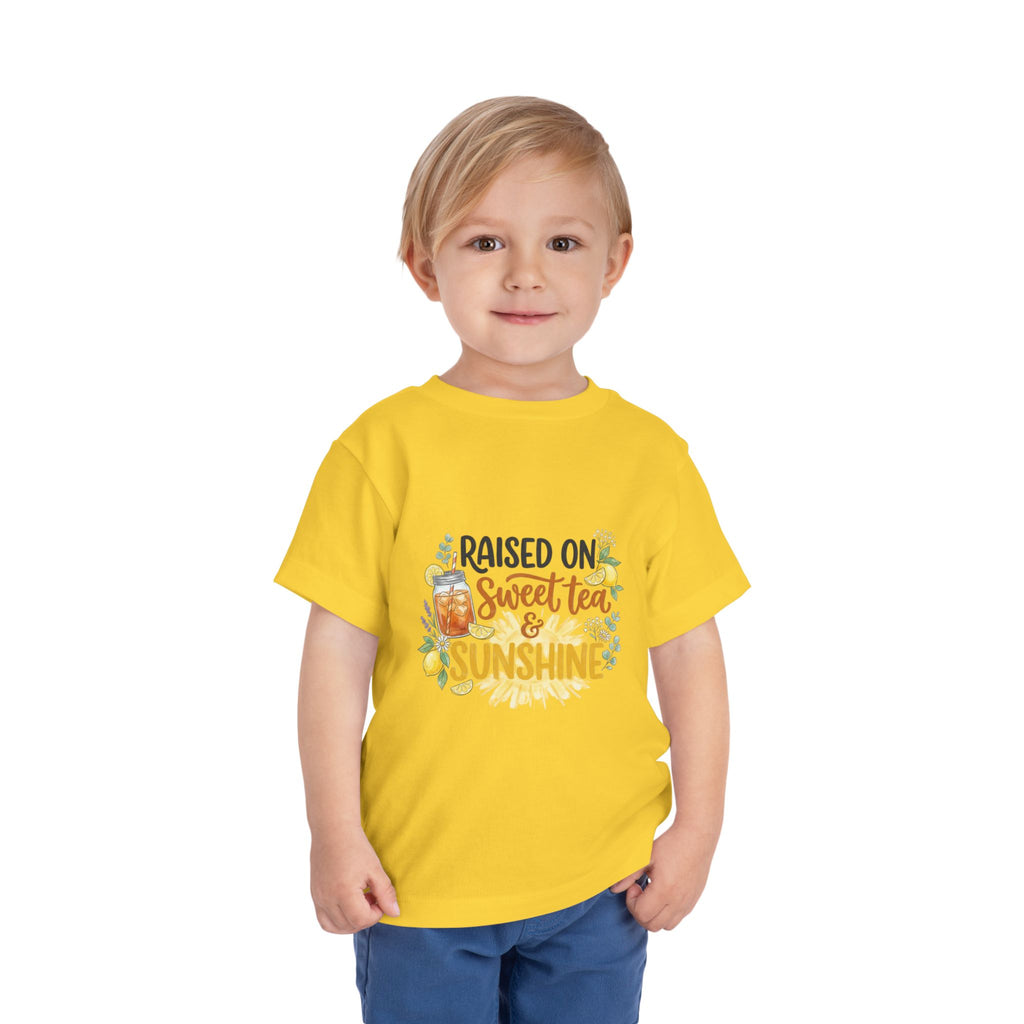 Raised on Sweet Tea & Sunshine Toddler Tee